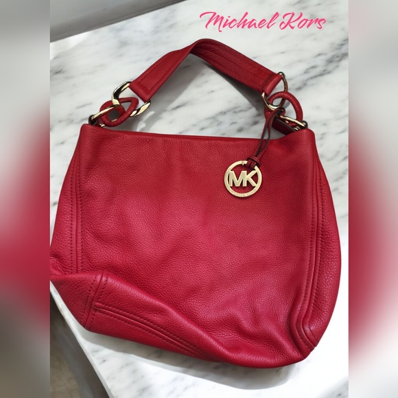 Michael Kors Used Once Hobo Purse Vintage Bag Satchel - Picture 1 of 5